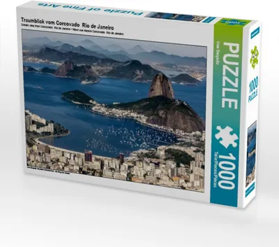 Produktbild von Calvendo Traumblick vom Corcovado  Rio de Janeiro 1000 Teile Puzzle quer 640x480mm, Bergwitz Uwe; 7396372