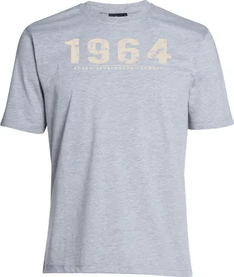 Produktbild von Übergrößen T-Shirt Vintage Number beige AHORN SPORTSWEAR Grey Melange 9XL