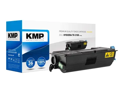 Image de KMP 2894,0000 KMP K-T66 Toner schwarz kompatibel mit Kyocera TK-3100
