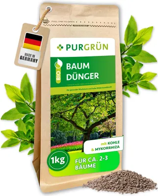 Produktbild von Purgrün Baumdünger | Vitalitätsbooster für Bäume | 1kg