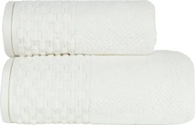 Produktbild von Handtuch, Badetuch, flauschig, mit Goldfaden, Neptun 70x140 Weiß