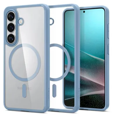 Image de Spigen Ultra Hybrid (MagFit), Coque, Samsung, Galaxy S26, 16 cm (6,3 pouces), Transparente, Bleu clair