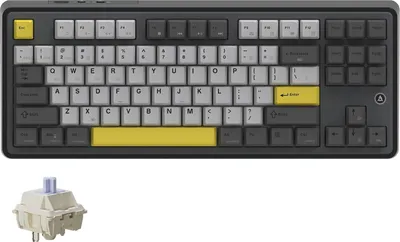 Produktbild von AK870 - Mechanische Gaming-Tastatur - 2,4 GHz kabellos - 88 Tasten - Englisches Layout - Mit Akku - Schwarz