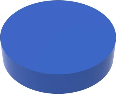 Produktbild von Radiergummi "Rund" standard-blau PP