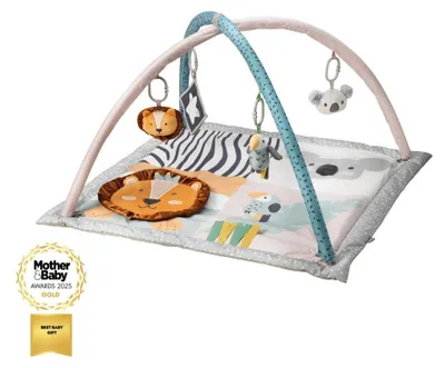 Produktbild von Nuby Baby-Spielmatte mit Spielbogen, ab Geburt, Tierabenteuer
