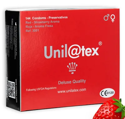 Produktbild von Unilatex - Red / Strawberry Preservatives 144 Einheiten