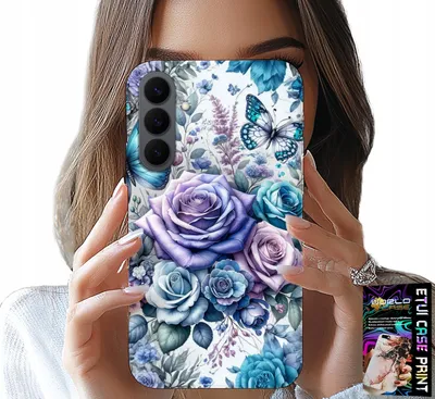 Produktbild von Etui Do Samsung Galaxy S26 - Kwieciste Wzory Różekwiatki Case + Szkło