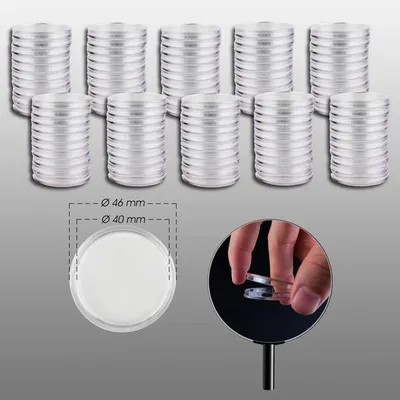 Produktbild von Prophila Collection 100 Münzkapseln Innendurchmesser 40 mm
