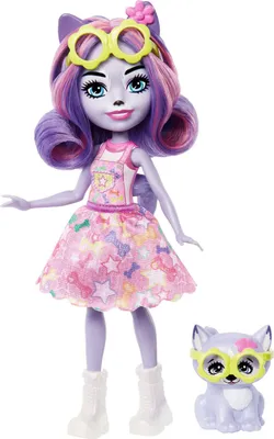 Produktbild von Mattel, Enchantimals Hadley Husky & Sledder, Violett