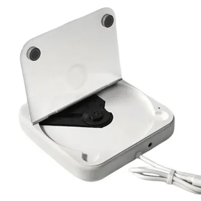 Produktbild von Externer DVD-Brenner, tragbarer DVD-Brenner mit IR-Fernbedienung, USB-Unterstützung, kompatible Fahrzeuge (AUX/Zigarettenanzünder)
