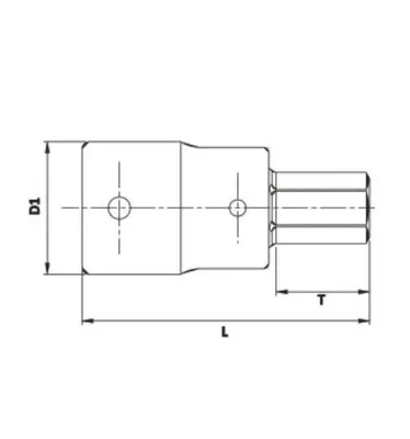 Image de Tengtools 231380205 Douille Hexagonale 14 Mm M341514-C