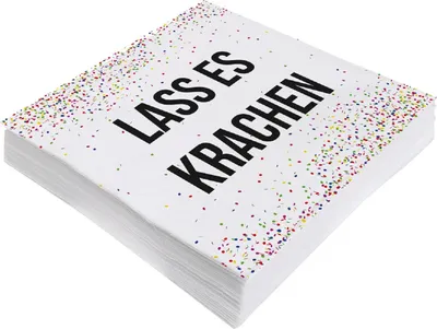 Produktbild von 5 x 20 Servietten Lass es krachen 33 x 33 cm