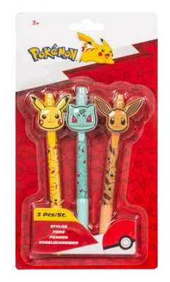 Produktbild von Pokémon Kugelschreiber 3er Set
