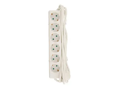 Produktbild von Valueline Steckdosenleiste - 3 m Kabel - 16 A Stromstärke - 3,68 kW - Weiß