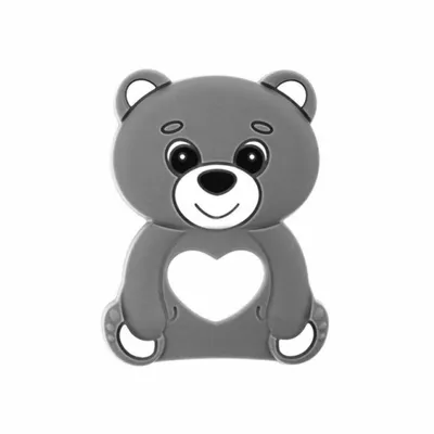 Produktbild von Baby-Silikon-Beißring Akuku Teddybär