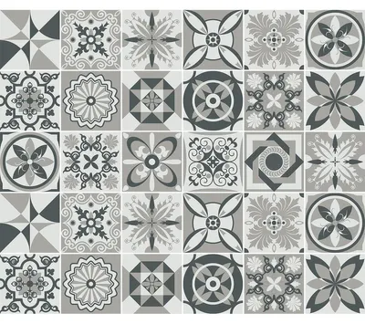 Produktbild von Selbstklebende Fliesenaufkleber für Küche und Bad – 30 GLADIONO Möbelfliesenaufkleber – 30 Aufkleber 10 x 10 cm