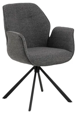 Zdjęcie produktu dla AC Design Aura, Obite siedzisko, Tkanina, Antracyt, Obite oparcie, Tkanina, Antracyt