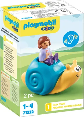 Image de PLAYMOBIL® 71322 1.2.3 Escargot à bascule avec fonction hochet