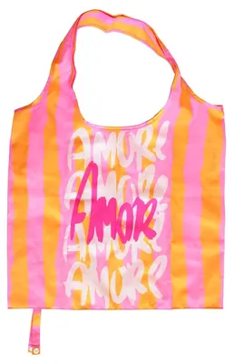 Produktbild von Einkaufstasche "AMOR" rosa/orange