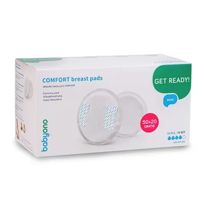 Obrázok produktu pre BabyOno Vloky do podprsenky COMFORT 50 +20 ks