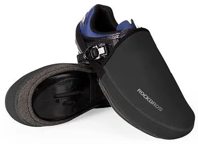 Zdjęcie produktu dla Pokrowce na buty rowerowe wodoodporne wiatroszczelne termiczne 1 para