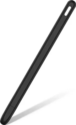 Produktbild von Silikonkapazitive Stylus-Stifthülle Schutzhülle für Äpfel I-Pad Bleistift 2-Schwarz
