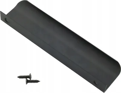 Immagine prodotto di Maniglia Per Mobili Con Bordo In Alluminio Nero 90X130 Mm Per Armadi