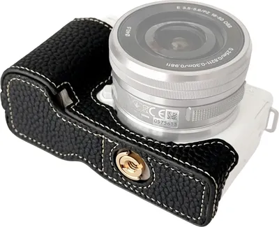Obrázek produktu pro Přenosné pouzdro na fotoaparát v retro stylu, držák na brašnu na fotoaparát, pouzdro na přenášení, spodní otvor, design, náhrada za fotoaparát Sony ZVE10