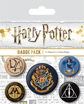 Obrázok produktu pre Harry Potter - sada odznakov "Bradavice" 5-pack - plast PM114 (jedna veľkosť) (farebná)