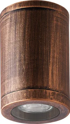 Imagen del producto de Lámpara de pared exterior LED LUXERA Mopti, IP54, casquillo GU10, 7W, color latón