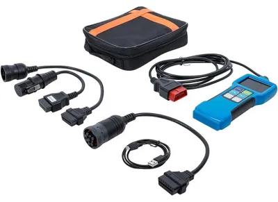 Image de Appareil de Diagnostic OBD 2 pour Camions - Compact 20 x 8.4 x 23.9 cm - Analyse Précise et Rapide - D-Work