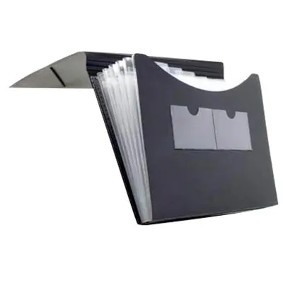 Produktbild von FolderSys Fächermappe 5 Fächer schwarz, 1 St.