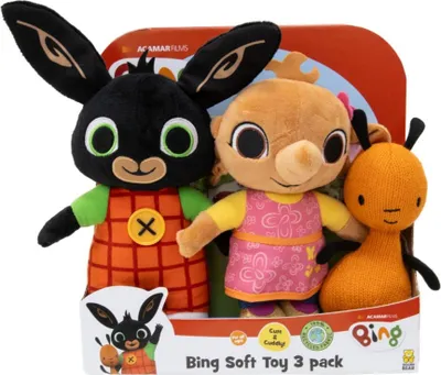 Produktbild von Bing Und Seine Freunde 3Er-Set Plüschfiguren