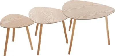 Produktbild von Set aus 3 klapptischen "mileo" b39 47 60cm  - Atmosphera créateur d'intérieur