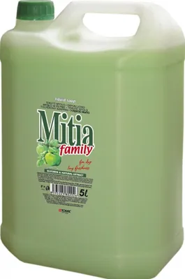 Image de Savon liquide Mitia, 5 l, Pomme verte