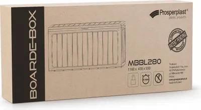 Image de Coffre de jardin WOODEBOX - brun foncé