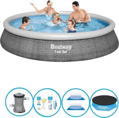 Obrázok produktu pre Bestway Pool Fast Set - 396x84 cm - vrátane príslušenstva