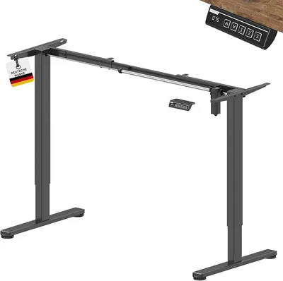 Imagen del producto de Silecomplaza: Estructura de escritorio ajustable en altura, eléctrica | Modelo UP30, color  | Estructura, patas y base de metal | Ideal para espacios de trabajo de ancho reducido a medio
