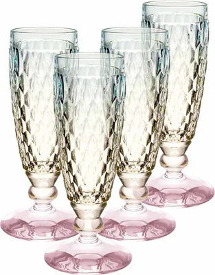 Obrázok produktu pre Villeroy & Boch Boston Pearl pohár na šampanské 120 ml sada 4 ks