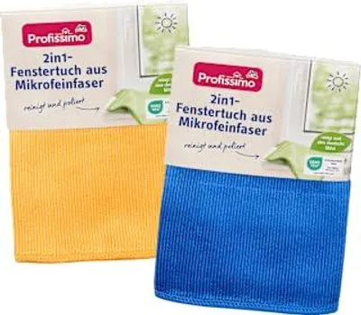 Mikrofaser-Fensterreiniger 2-in-1, 1 Stück
