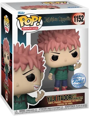 Produktbild von Jujutsu Kaisen - Yuji Itadori with Sukana Mouth 1152 Special Edition - Funko Pop! Vinyl Figur