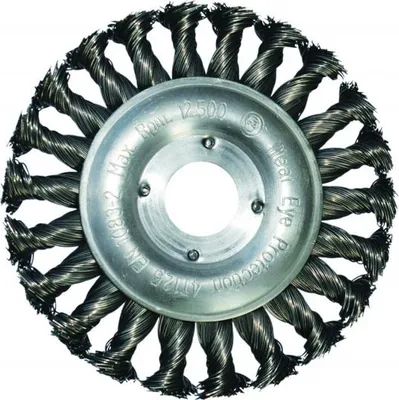 Produktbild von Tellerbürste 125 mm/22,2 ABRABORO - 0,5 mm INOX-Zopfdraht