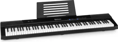 Obrázok produktu pre Schubert Preludio - klávesy, 88 klávesov, citlivosť úderu: 3-polohové nastavenie, 140 tónov, 16 demo skladieb, funkcia nahrávania/prehrávania, USB port, čierna