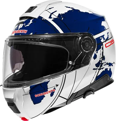 Produktbild von Schuberth C5 Globe Klapphelm, blau/weiß, L (59)