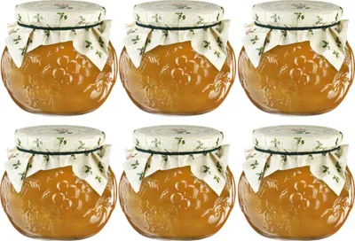 Produktbild von HOLUNDERBLÜTEN-GELEE naturrein 6x 640g im Dekorglas von DARBO