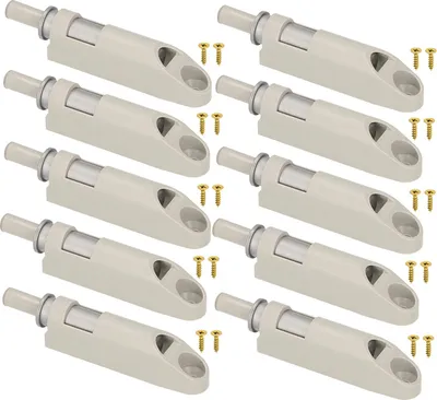 Productafbeelding van KOTARBAU® Set van 10 schokdempers voor meubeldeuren met adapter, grijs, softclose voor meubels
