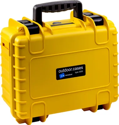 Zdjęcie produktu dla B&W Cases Type 3000, Teczka/klasyczna walizka, Pianka, 1,7 kg, Żółty