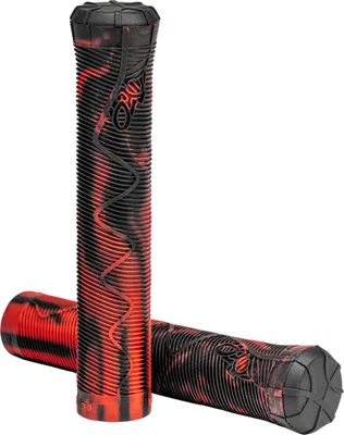 Obrázek produktu pro Náhradní grip na řídítka freestyle koloběžky TPR Grip (EDGE Black-red), 2ks