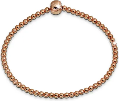 Produktbild von SilberDream 18cm Armband Kugeln poliert rose Armreif Damen Schmuck D2SDA2278E
