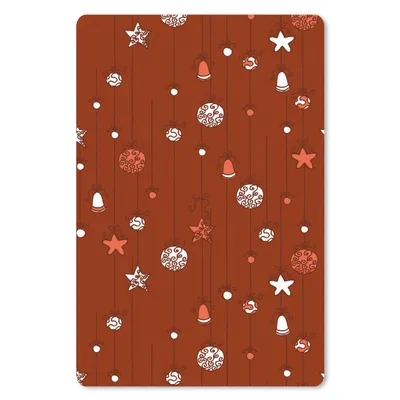 Produktbild von MuchoWow® Mauspad Mousepad Muster - Sterne - Kugeln 18x27 cm - Mousepads - Maus Mat - Pad - Mausunterlage